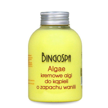 BINGOSPA Kremowe algi do kąpieli o zapachu wanilii 500ml  